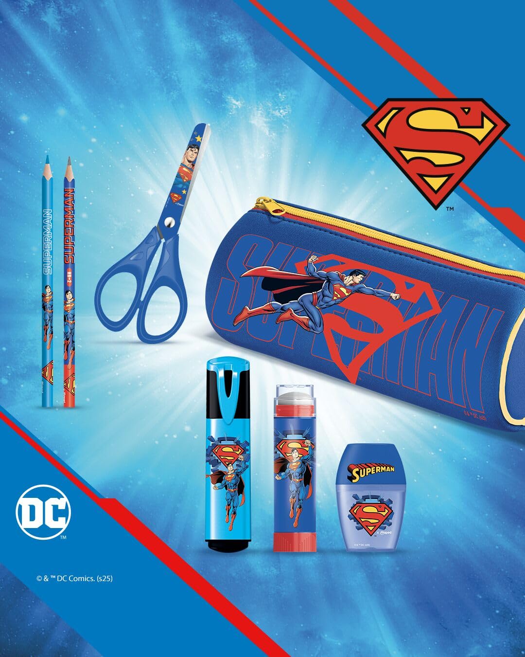 Fournitures superman maped