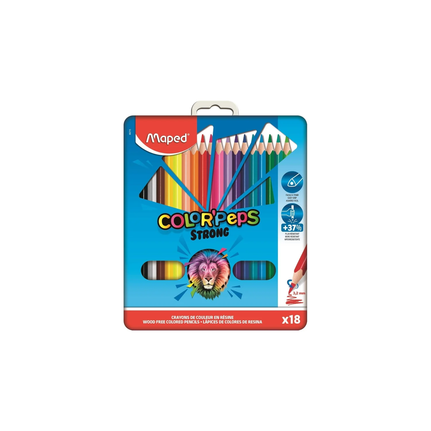 Crayon de couleur Strong Color Peps MAPED