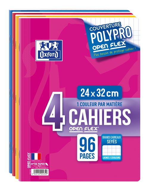 Lot-de-4-cahiers-Oxford-Openflex-grands-carreaux-24×32-cm