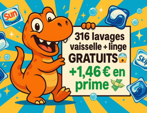 300 capsules lave-vaisselle gratuites (et +1,46 € en prime)