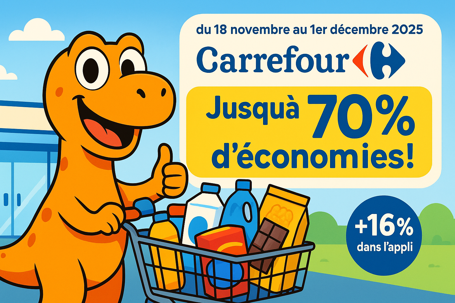 Carrefour (25/11 → 08/12) : jusqu’à -70%, Pampers, Ariel, Febreze…