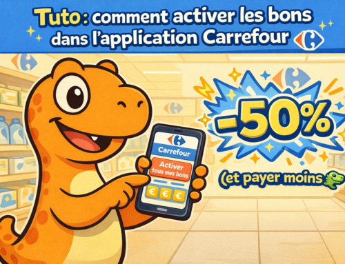 Tuto : comment activer les bons dans l’application Carrefour (et payer moins 🦖)