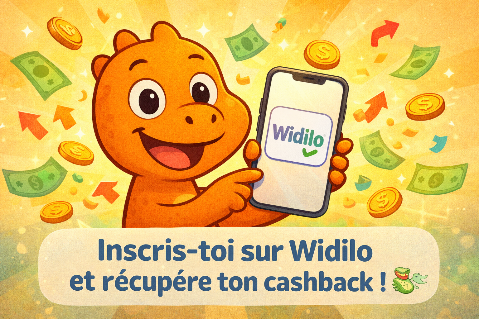 Le roi du cashback ? C’est Widilo ! 🤑🦖
