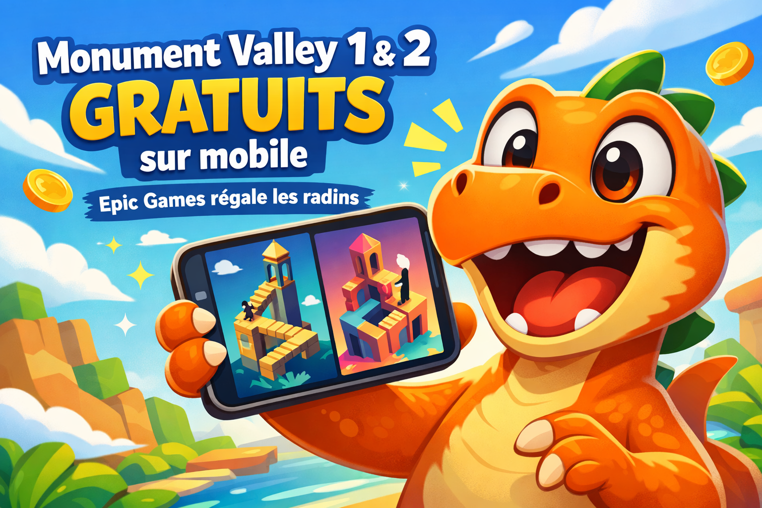 Monument Valley 1 & 2 GRATUITS sur mobile : Epic Games régale les radins