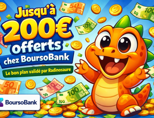 Radinosaure valide : jusqu’à 200€ chez BoursoBank