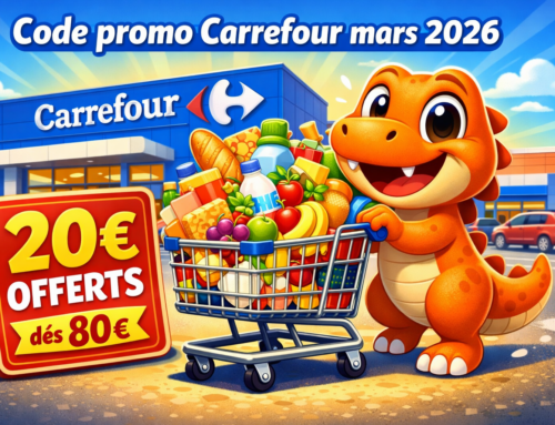 Code promo Carrefour mars 2026 : 20€ offerts dès 80€ (Drive ou livraison)