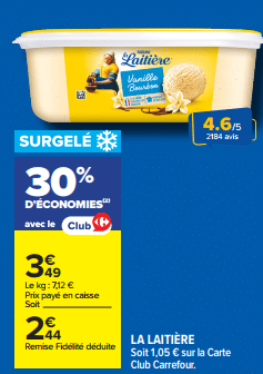 Promo capsules Sun à -70% pour 2 produits achetés chez Carrefour avril 2026