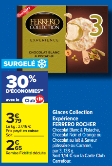 Promo capsules Sun à -70% pour 2 produits achetés chez Carrefour avril 2026