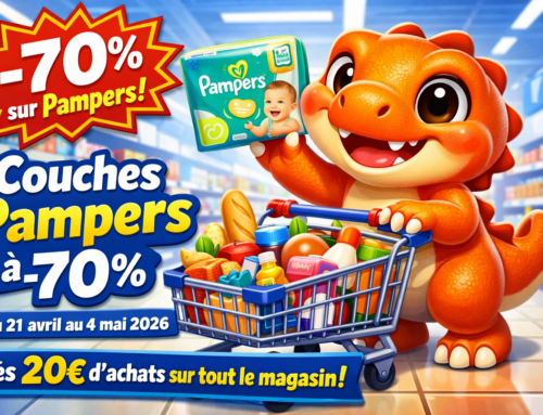 Couches Pampers à -70% chez Carrefour (21 avril au 4 mai 2026) : toute la gamme concernée