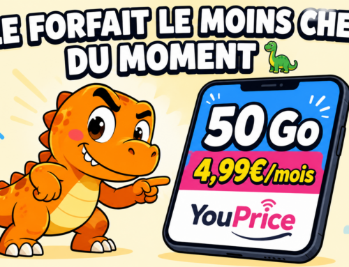 YouPrice : 50 Go à 4,99€/mois – Le meilleur forfait mobile sans engagement de mai 2026 ?
